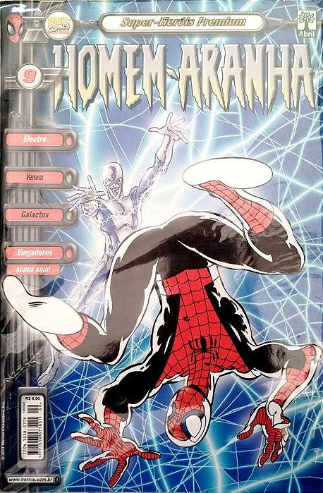 Gibi Homem-aranha #9 - Super-heróis Premium Autor (2001) [usado]