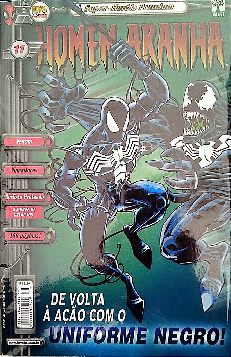 Gibi Homem-aranha #11 - Super-heróis Premium Autor (2001) [usado]