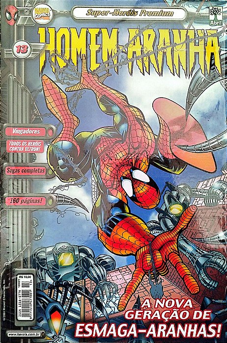 Gibi Homem-aranha #13 - Super-heróis Premium Autor (2001) [usado]