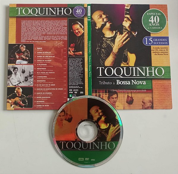 Dvd Toquinho - Especial 40 Anos/ Tributo a Bossa Nova Editora [usado]