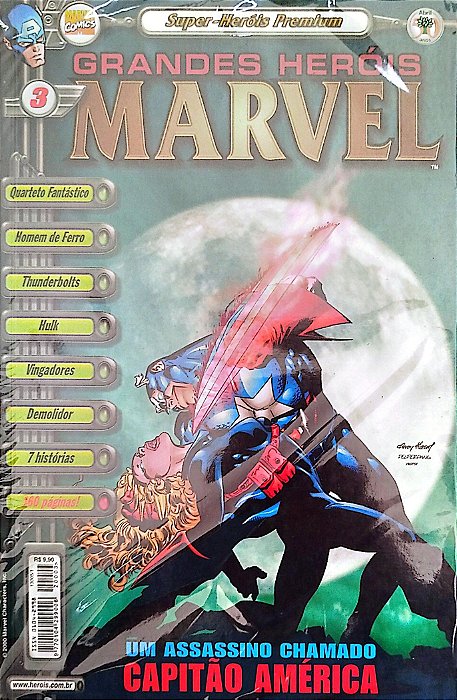 Gibi Grandes Heróis Marvel #3 - Super-heróis Premium Autor (2000) [usado]
