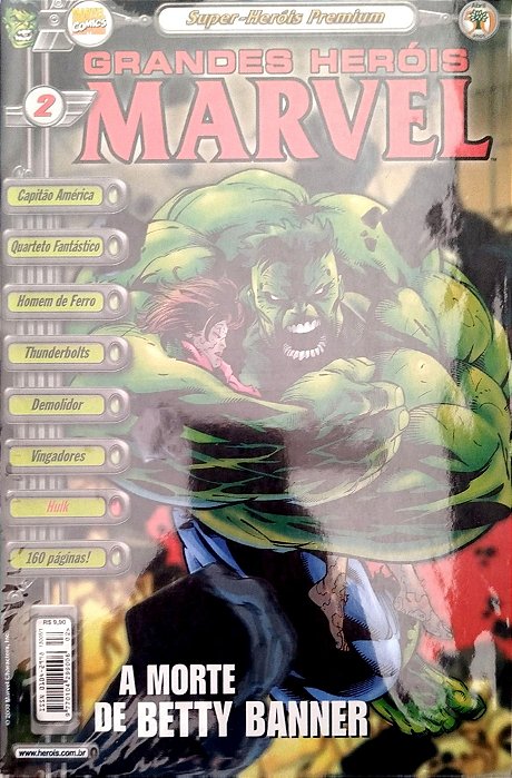 Gibi Grandes Heróis Marvel #2 - Super-heróis Premium Autor (2000) [usado]