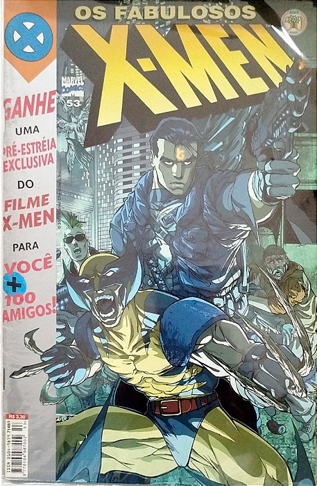 Gibi os Fabulosos X-men #53 Autor (2000) [usado]