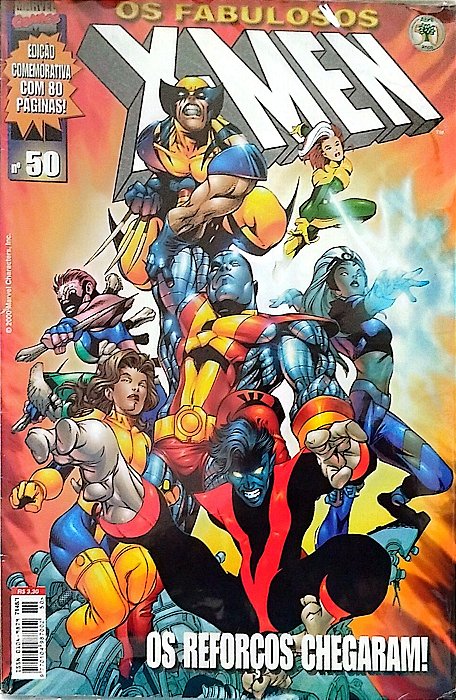 Gibi os Fabulosos X-men #50 Autor (2000) [usado]