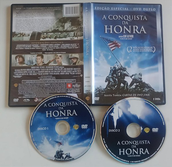 Dvd a Conquista da Honra [edição Especial Dvd Duplo] Editora Clint Eastwood [usado]