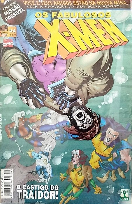 Gibi os Fabulosos X-men #44 Autor (1999) [usado]