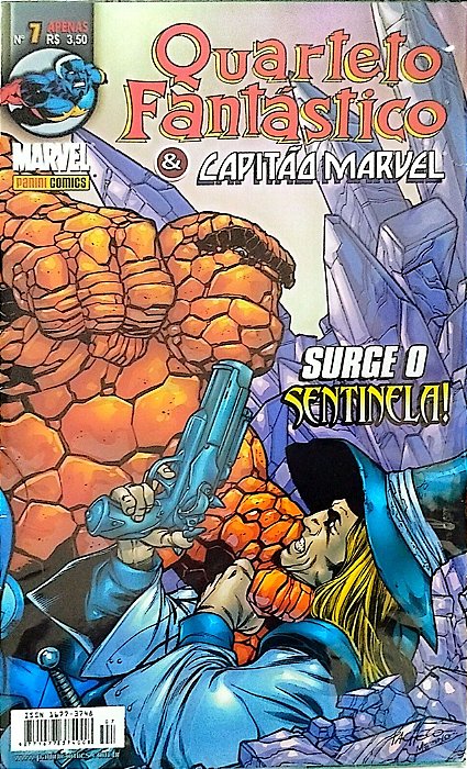 Gibi Quarteto Fantástico e Capitão Marvel #7 Autor (2003) [usado]