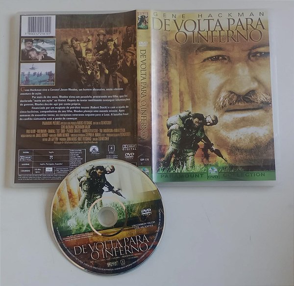 Dvd de Volta para o Inferno Editora Ted Kotcheff [usado]