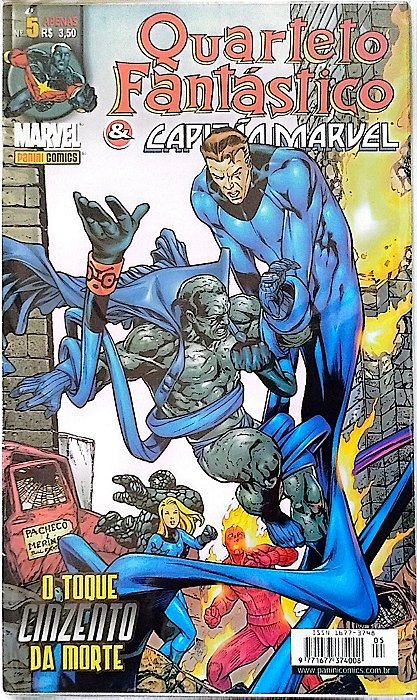 Gibi Quarteto Fantástico e Capitão Marvel #5 Autor (2002) [usado]