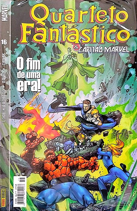 Gibi Quarteto Fantástico e Capitão Marvel #16 Autor (2003) [usado]
