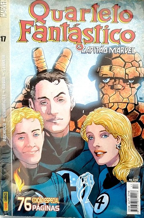 Gibi Quarteto Fantástico e Capitão Marvel #17 Autor (2003) [usado]