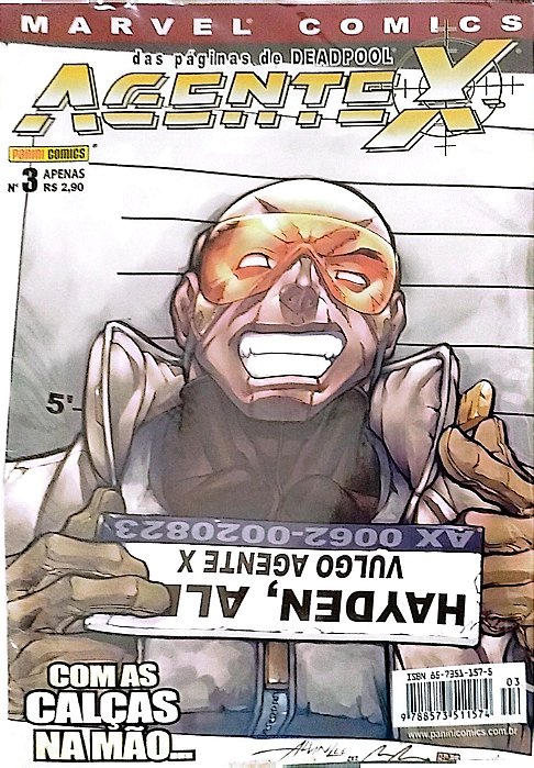 Gibi Agente X #3 Autor (2003) [usado]