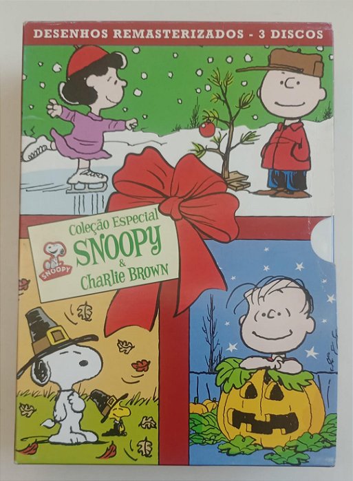 Dvd Snoopy & Charlie Brown [coleção Especial 3 Dvds] Editora [usado]