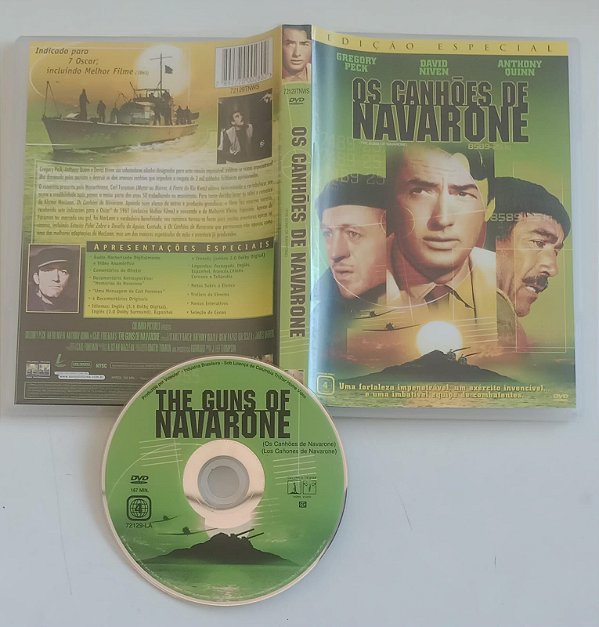 Dvd os Canhões de Navarone Editora J. Lee Thompson [seminovo]
