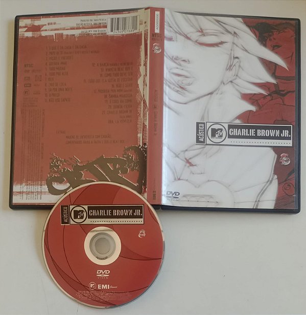 Dvd Charlie Brown Jr. - Acústico Mtv Editora Jorge Davidson, Romi Atarashi [usado]