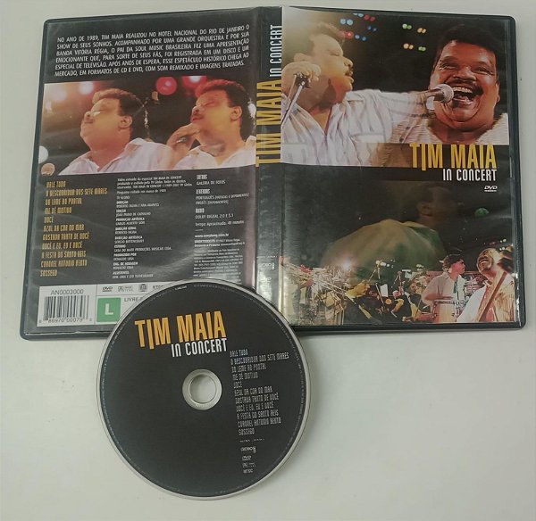 Dvd Tim Maia - In Concert Editora [usado]