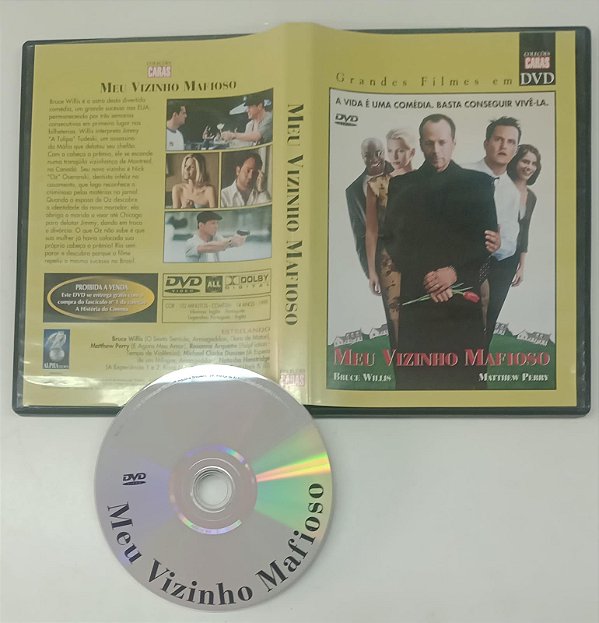 Dvd Meu Vizinho Mafioso [coleções Caras] Editora Jonathan Lynn [usado]