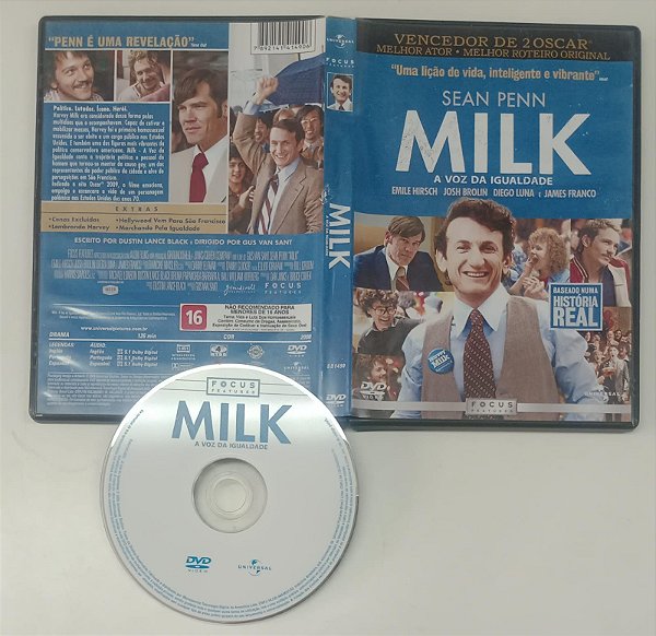 Dvd Milk - a Voz da Igualdade Editora Gus Van Sant [usado]