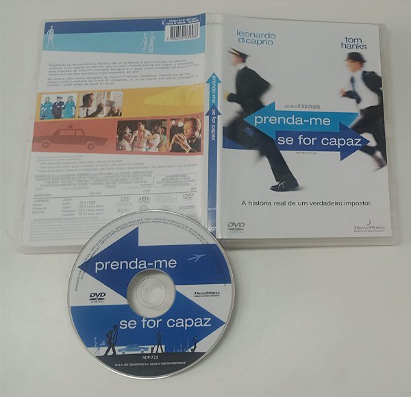 Dvd Prenda-me Se For Capaz Editora Steven Spielberg [usado]