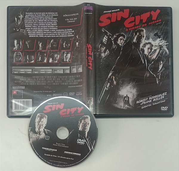 Dvd Sin City - a Cidade do Pecado Editora Frank Miller, Robert Rodriguez [usado]