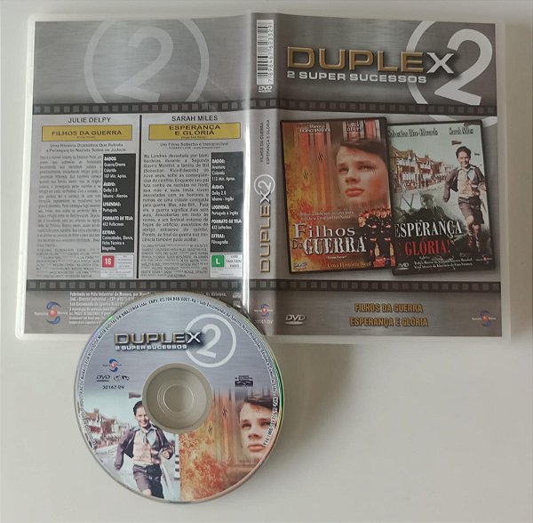 Dvd 2 Super Sucessos - Filhos da Guerra / Esperança e Glória Editora [usado]