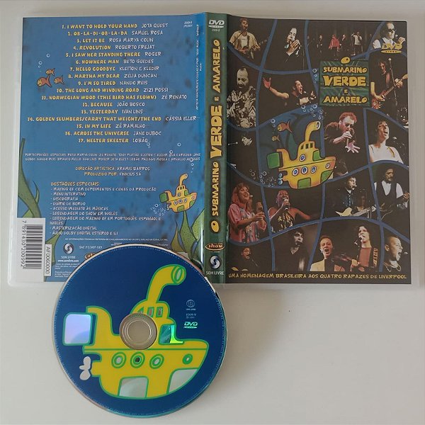 Dvd o Submarino Verde e Amarelo Editora Aramis Barros [seminovo]