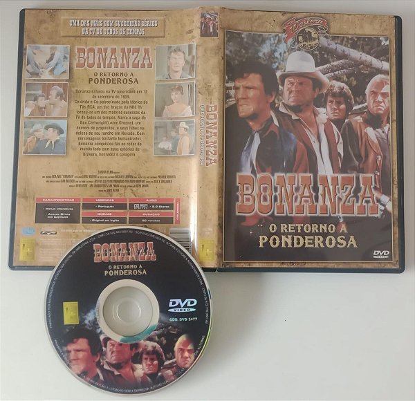 Dvd Bonanza - o Retorno a Ponderosa Editora Lewis Allen [seminovo]