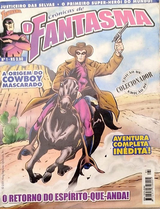 Gibi Crônicas de o Fantasma #1 Autor (2001) [usado]