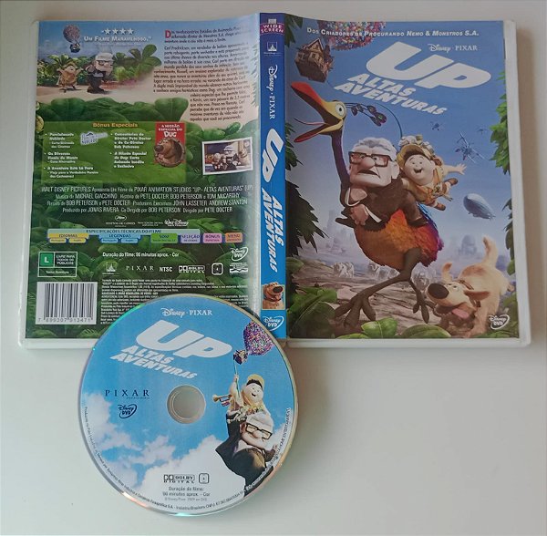 Dvd Up - Altas Aventuras Editora Pete Docter [usado]