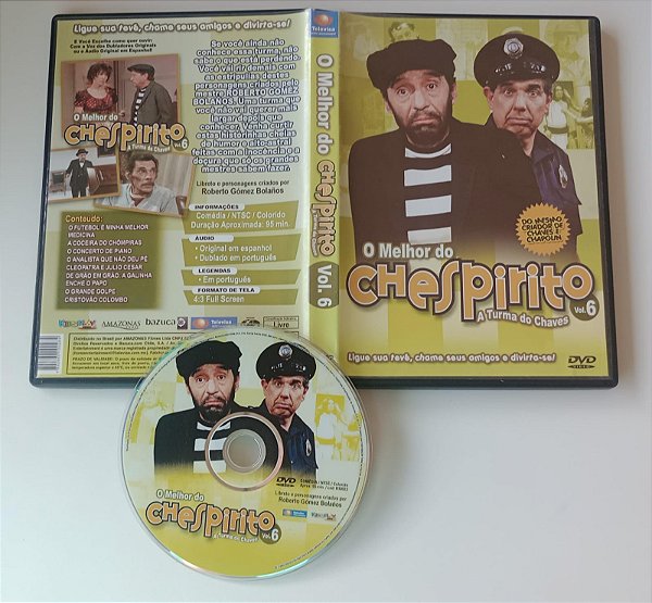 Dvd Chaves - o Melhor do Chespirito Vol. 6 / Turma do Chaves Editora Roberto Gómez Bolaños [usado]