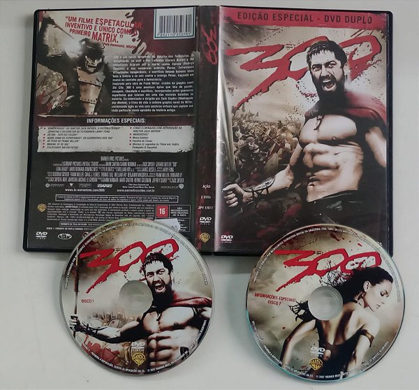 Dvd 300 [ Edição Especial Dvd Duplo ] Editora Zack Snyder [usado]