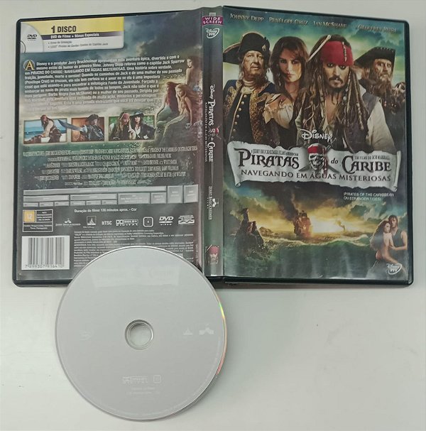Dvd Piratas do Caribe - Navegando em Águas Misteriosas Editora Rob Marshall [usado]