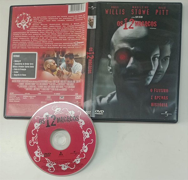 Dvd os 12 Macacos Editora Terry Gilliam [seminovo]
