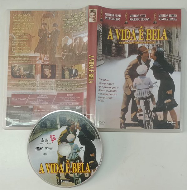 Dvd a Vida é Bela Editora Roberto Benigni [usado]