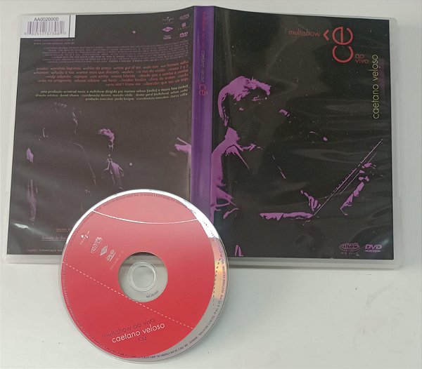 Dvd Caetano Veloso - Cê / ao Vivo Editora Daniel Silveira, Wilson Cunha [seminovo]