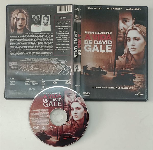 Dvd a Vida de David Gale Editora Alan Parker [usado]