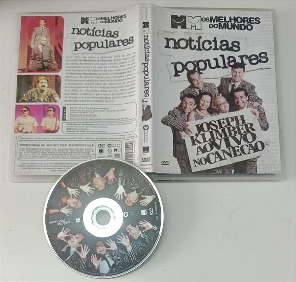 Dvd os Melhores do Mundo - Notícias Populares Editora Bernardo Palmeiro [usado]