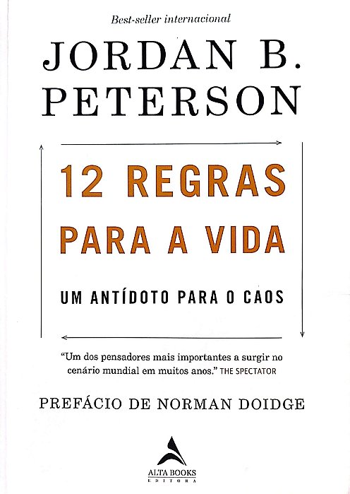 Livro 12 Regras para a Vida Autor Peterson, Jordan B. (2018) [usado]