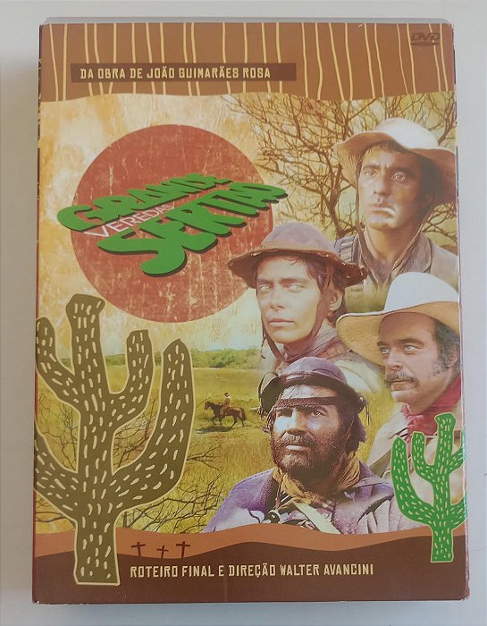 Dvd Grande Sertão Veredas [ Minissérie Completa ] Editora Walter Avancini [seminovo]