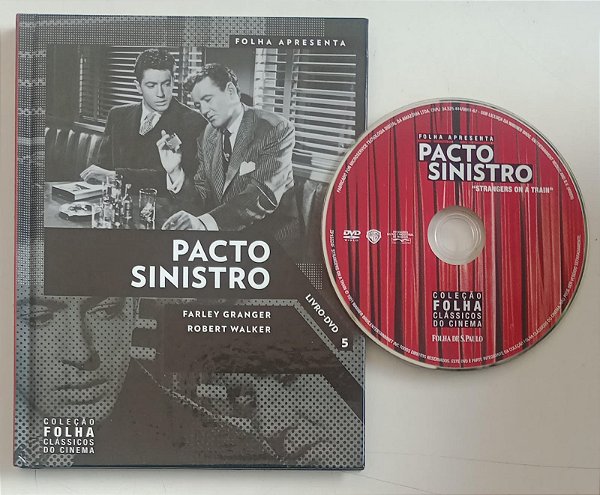 Dvd Pacto Sinistro - Coleção Clássicos do Cinema Editora Alfred Hitchcock [seminovo]