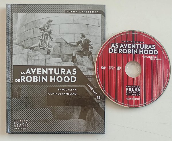 Dvd as Aventuras de Robin Hood - Coleção Clássicos do Cinema Editora Michael Curtiz, William Keighley [seminovo]