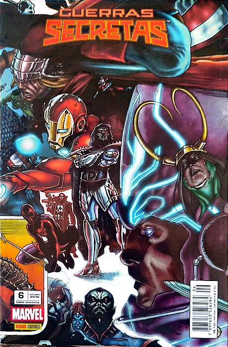 Gibi Guerras Secretas #6 Capa Variante Autor (2016) [seminovo]