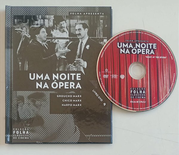 Dvd Uma Noite na Ópera - Coleção Clássicos do Cinema Editora Sam Wood [seminovo]