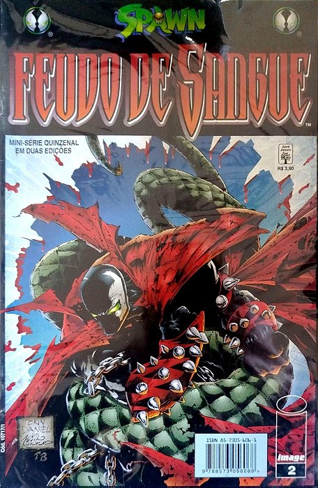 Gibi Feudo de Sangue #2 - Spawn Autor (1998) [usado]