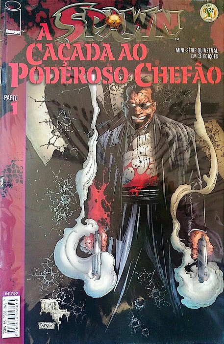 Gibi a Caçada ao Poderoso Chefão #1 - Spawn Autor (2000) [usado]