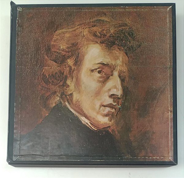 Disco de Vinil Box Chopin / Concertos Parapiano Interprete Nikita Magaloff (1980) [usado]