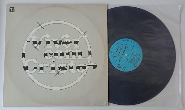 Disco de Vinil Viver com Cristo [1983] Interprete Quarteto Vida (1983) [usado]