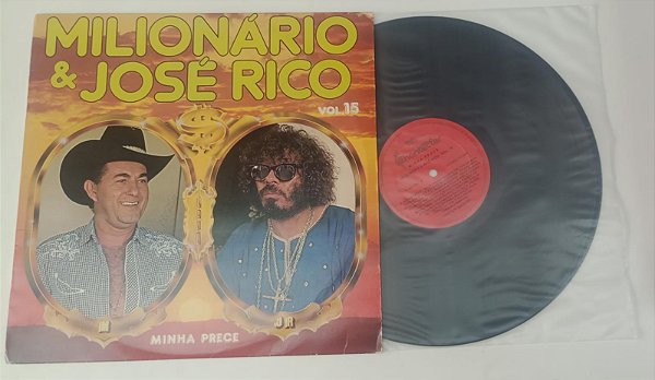 Disco de Vinil Minha Prece [1985] - Miolionário e José Rico Vol. 15 Interprete Miolionário e José Rico (1985) [usado]