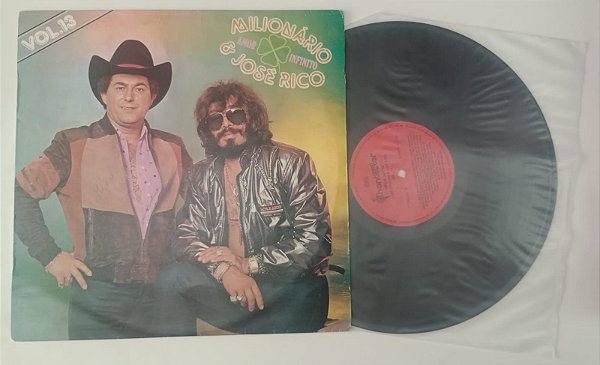 Disco de Vinil Amor Infinito [1983] - Milionário e José Rico Vol. 13 Interprete Milionário e José Rico (1983) [usado]