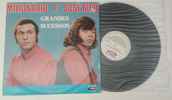 Disco de Vinil Grandes Sucessos [1981] Milionário e José Rico Interprete Milionário e José Rico (1981) [usado]